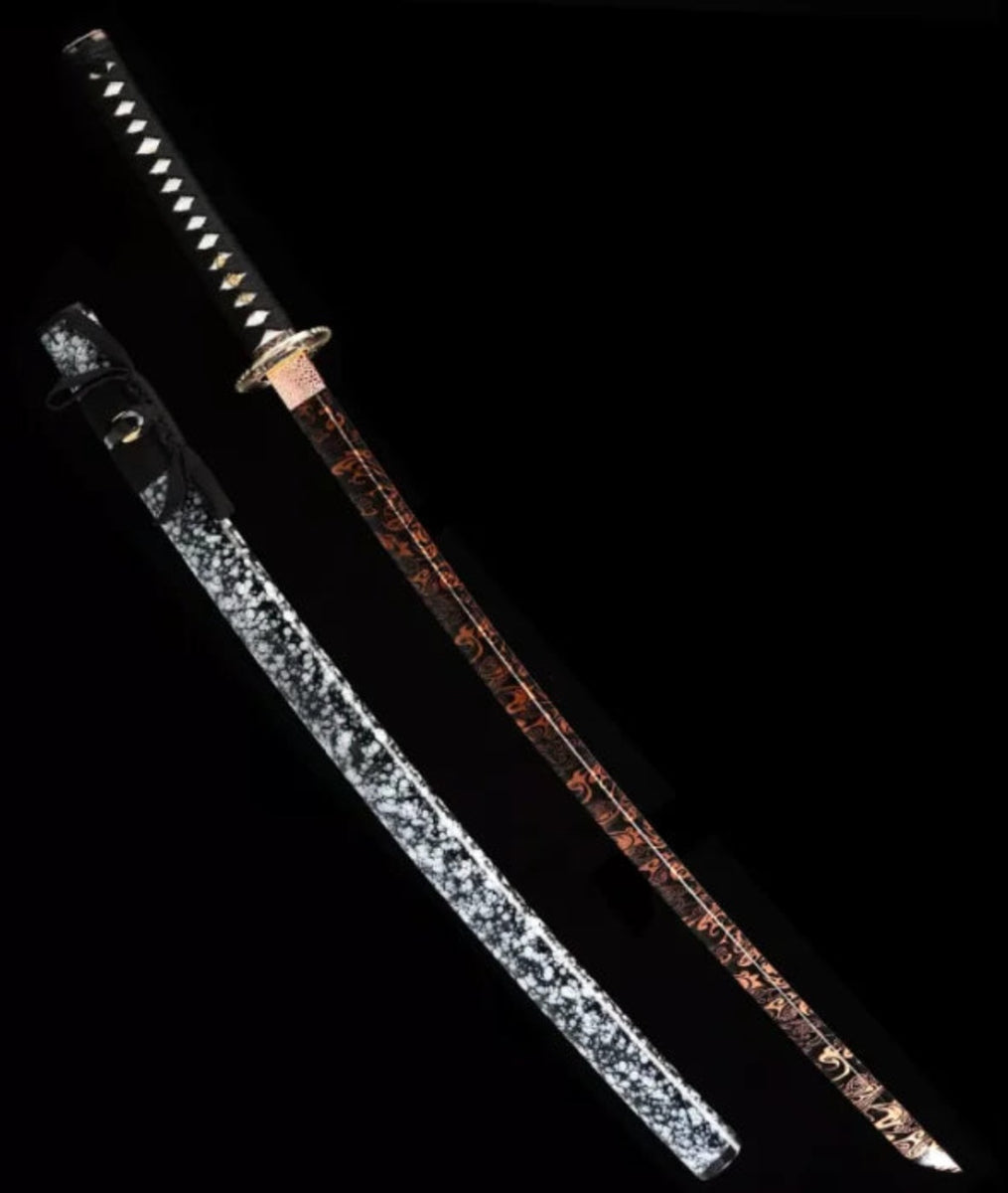 Magma Katana,Japanese Samurai Sword,Real Handmade Katana,High