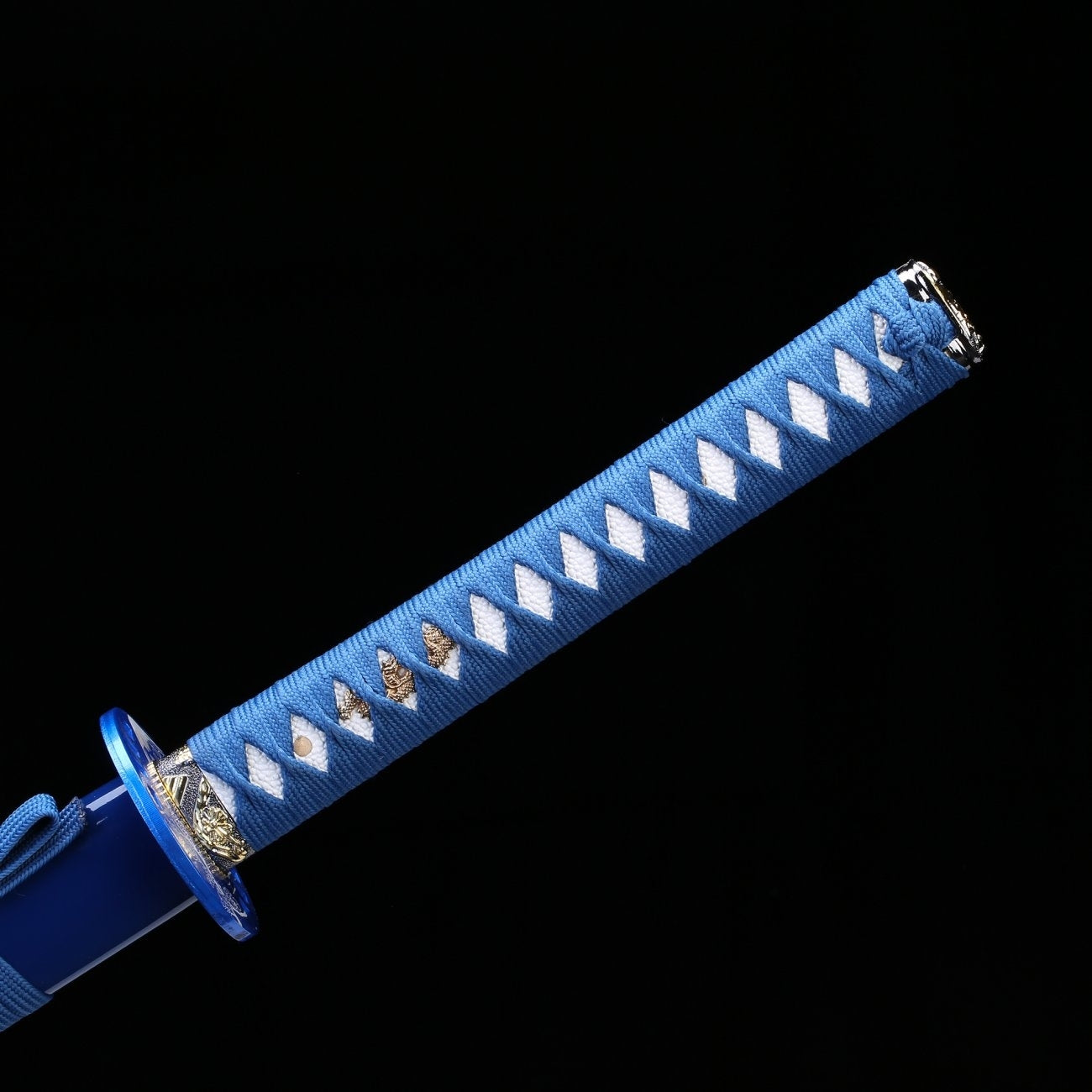 Carved Flower Blade Katana,Japanese Samurai Sword,Real Katana,Handmade sword,1060 high carbon steel