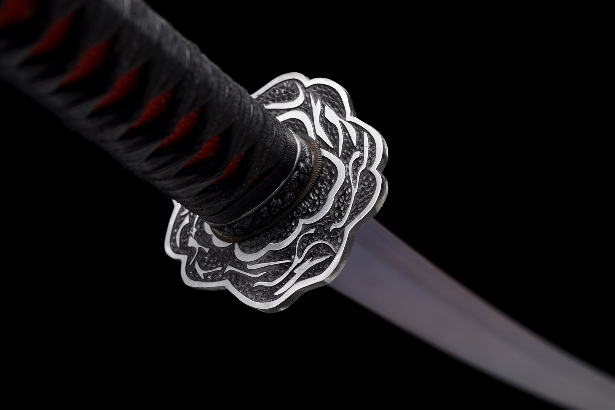 Red Undead Cut Katana,Sekiro: Shadows Die Twice,Japanese Samurai Sword,Real Katana,Handmade sword,High manganese steel