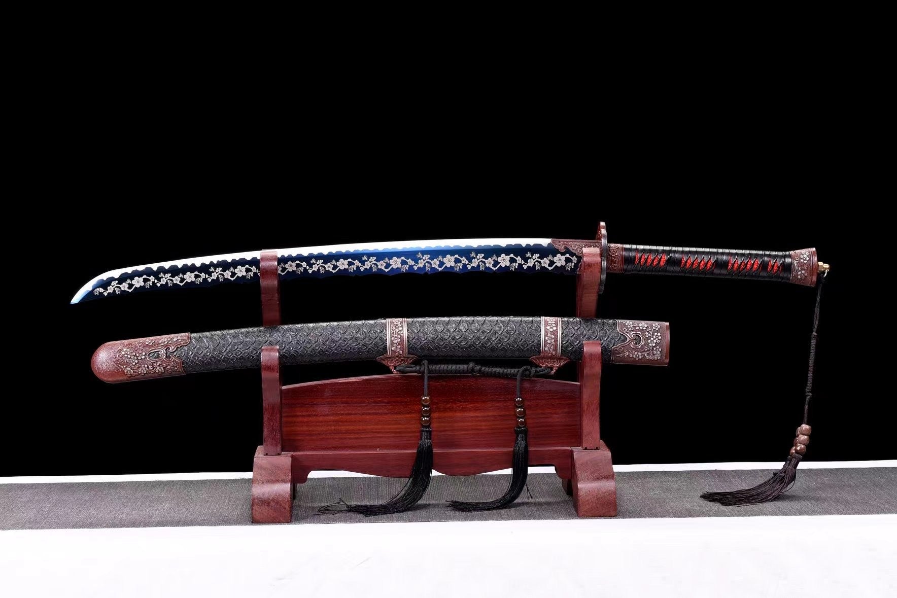 Plum Blossom Qing Sword,Chinese Saber,Real Sword,Handmade Chinese Sword,High manganese steel