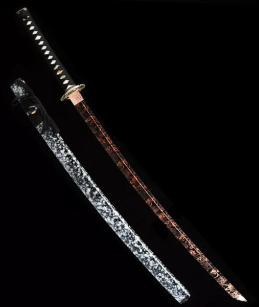 Magma Katana,Japanese Samurai Sword,Real Handmade Katana,High