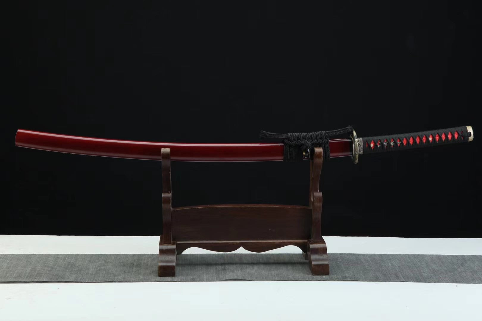 T10 High Carbon Steel Clay Tempered With Hamon Fire Snake Katana Sword,Real Handmade Japanese Samurai Sword Full Tang