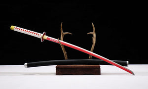 Anime Sword,Tsuyuri Kanao Anime Cosplay,Japanese Samurai Sword,Real Handmade anime Katana,High-carbon steel