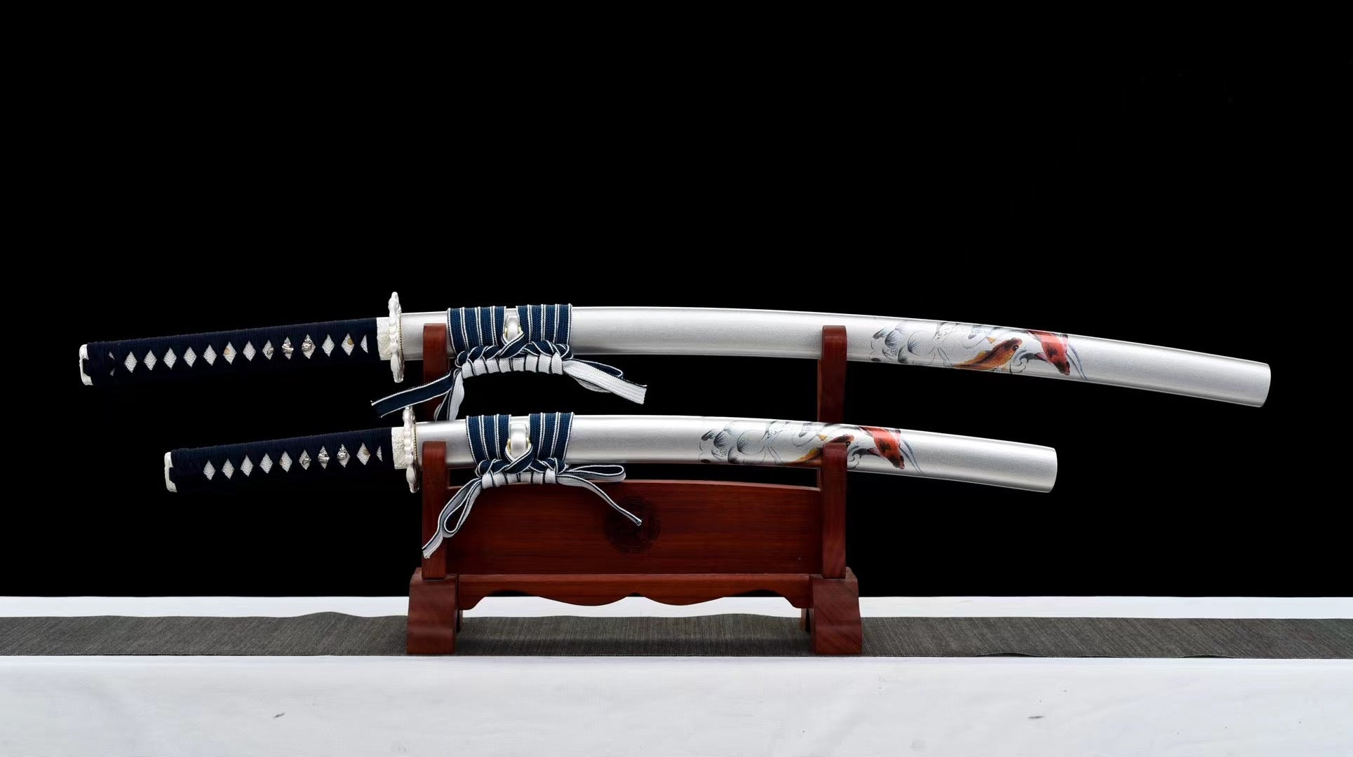 Koi Carp Katana Set, Katana, and Wakizashi Sword,Japanese Samurai Swor ...