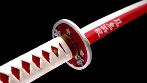 Anime Sword,Tsuyuri Kanao Anime Cosplay,Japanese Samurai Sword,Real Handmade anime Katana,High-carbon steel