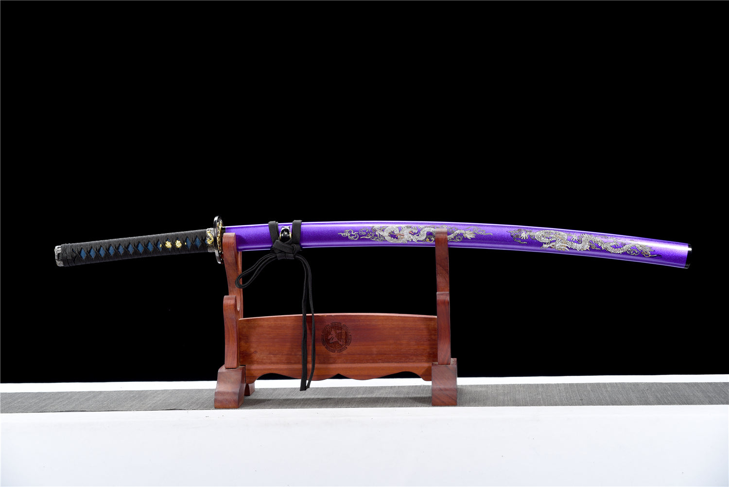 Handmade Katana Sword-Purple Glory Real Japanese Samurai Sword High-carbon steel Full Tang