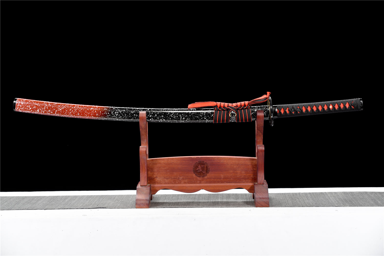 T10 Steel Clay Tempered With Hamon Handmade Fire Python Katana Sword R ...