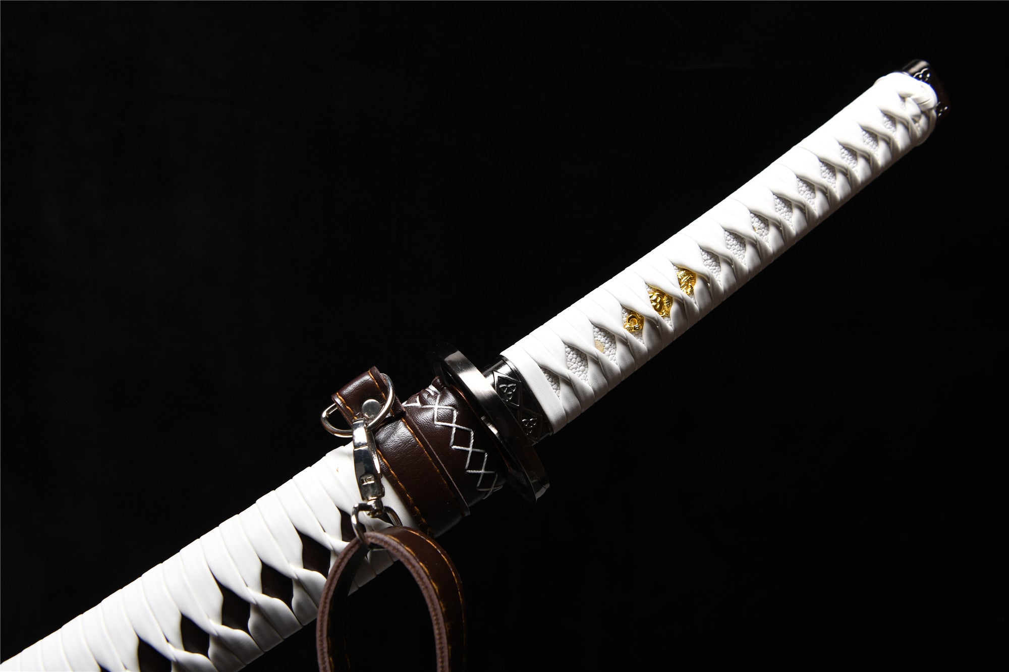 The Walking Dead: Michonne katana,Japanese katana,Real Handmade Samurai Sword,High Manganese Steel