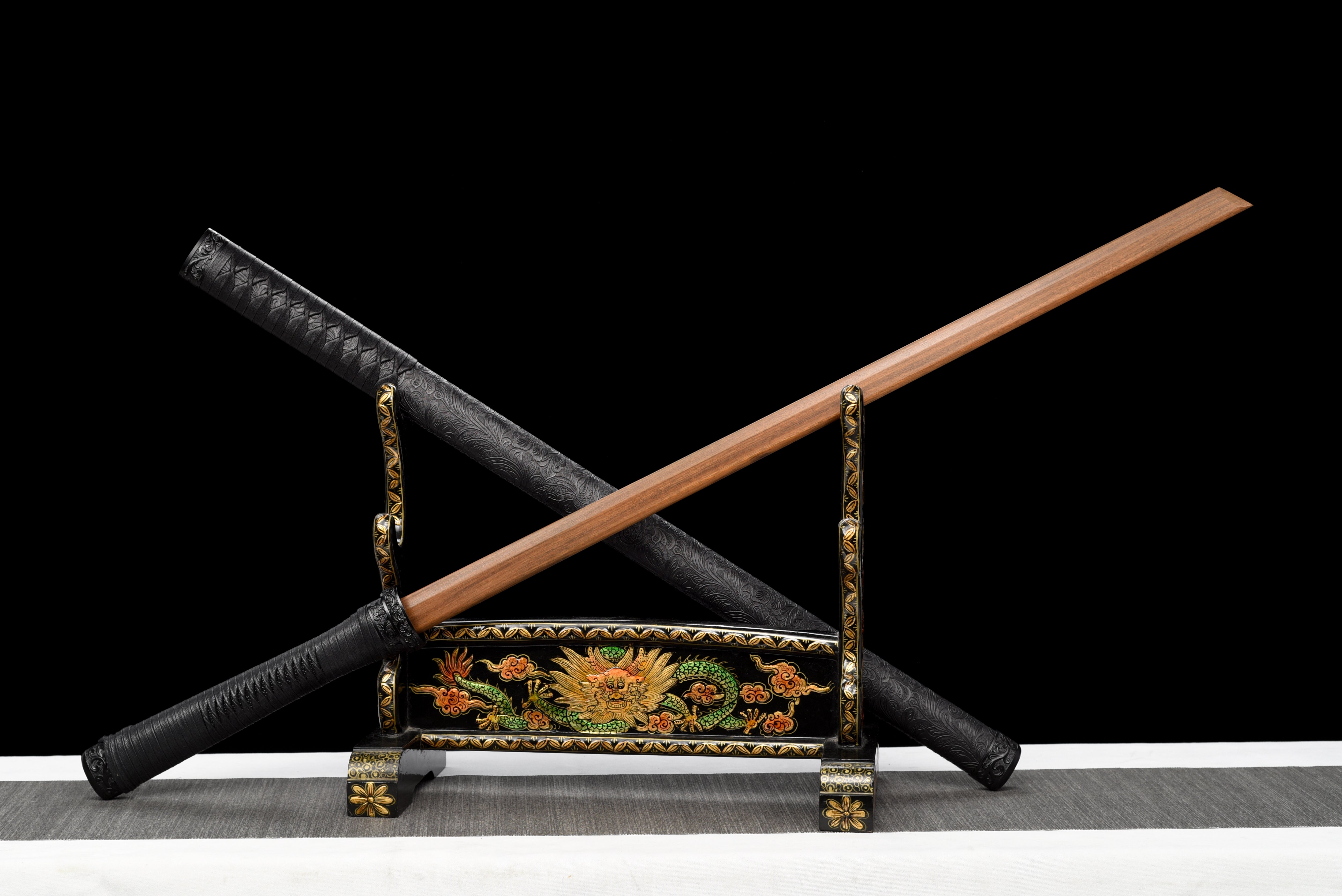 Black Wooden Ninjato