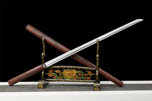 Handmade Ninjato Katana Sword,Stick Sword With Arrow Sheath,Real Japanese Samurai Sword,High manganese steel,Full Tang