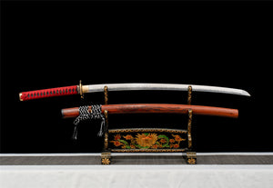 High Manganese Steel Handmade Rosewood Sheath Katana Sword Real Japanese Samurai Sword Full Tang