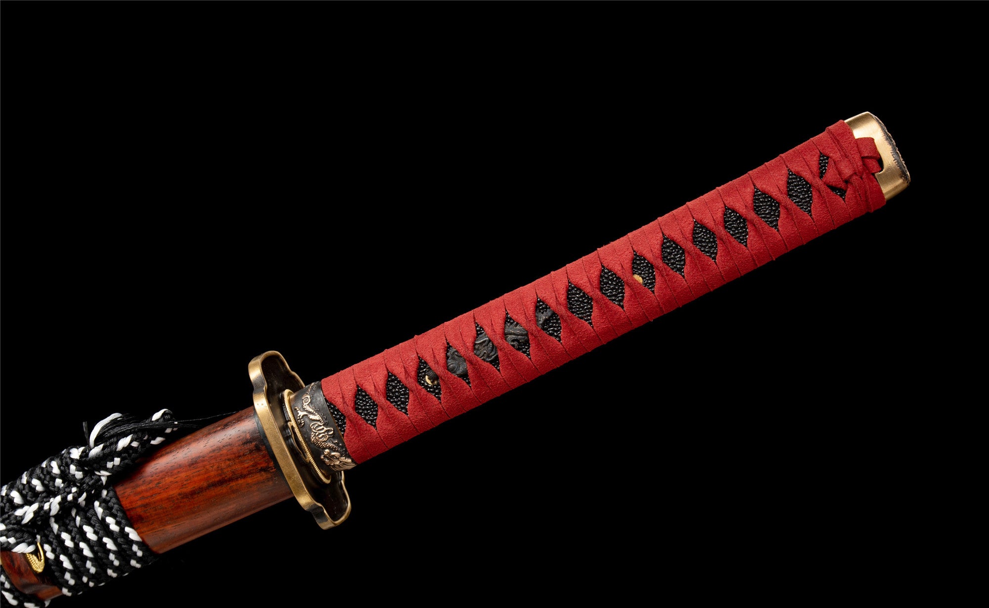 High Manganese Steel Handmade Rosewood Sheath Katana Sword Real Japanese Samurai Sword Full Tang