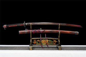 Undead Cut Katana,Real Japanese Samurai Sword,Handmade Katana sword,High manganese steel,Full Tang