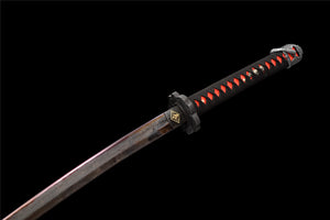 Undead Cut Katana,Real Japanese Samurai Sword,Handmade Katana sword,High manganese steel,Full Tang