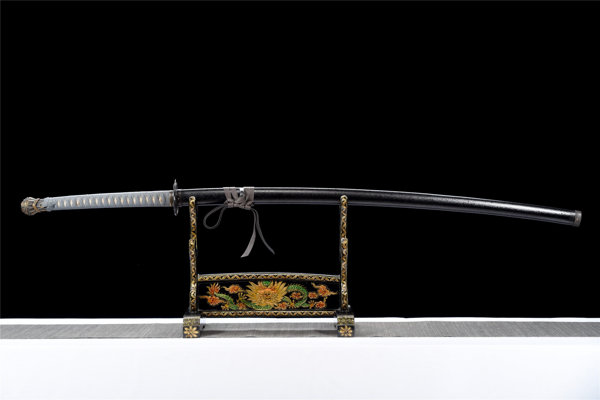Elden Ring Moonveil Katana Sword,Real Handmade Japanese Samurai Sword,Damascus Steel,Full Tang