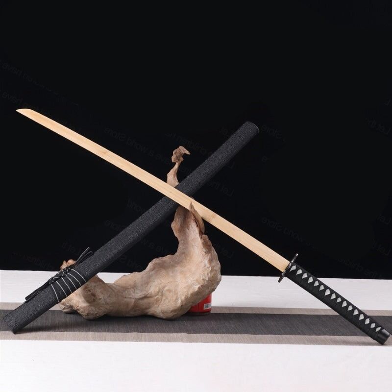Black Dragon Katana,Wooden Katana,Japanese Samurai Sword,Handmade Wooden Sword,Bamboo Blade