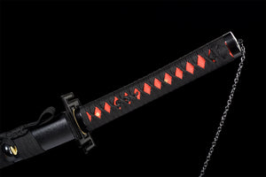 Dayslockedonchop Katana,Tensa Zangetsu,Kurosaki Ichigo,Bleach,Anime Version Katana,Janpanese Samurai sword,High Manganese Steel