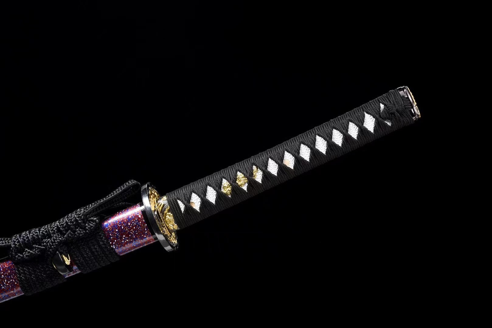 Mo Yuan Katana Set, Katana and Tanto Sword,Japanese Samurai Sword,Real Katana,Handmade sword,T10 Steel Clay Tempered With Hamon