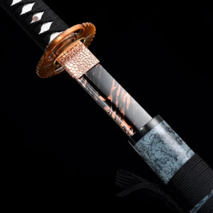 Magma Katana,Japanese Samurai Sword,Real Handmade Katana,High Manganese Steel