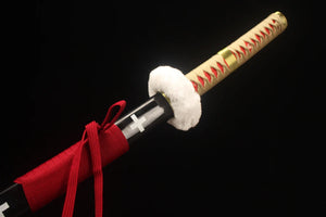 Kikoku,Trafalgar Laws Katana,Einteilig,Japanisches Samurai-Schwert,Hochmanganstahl,Longquan-Schwert