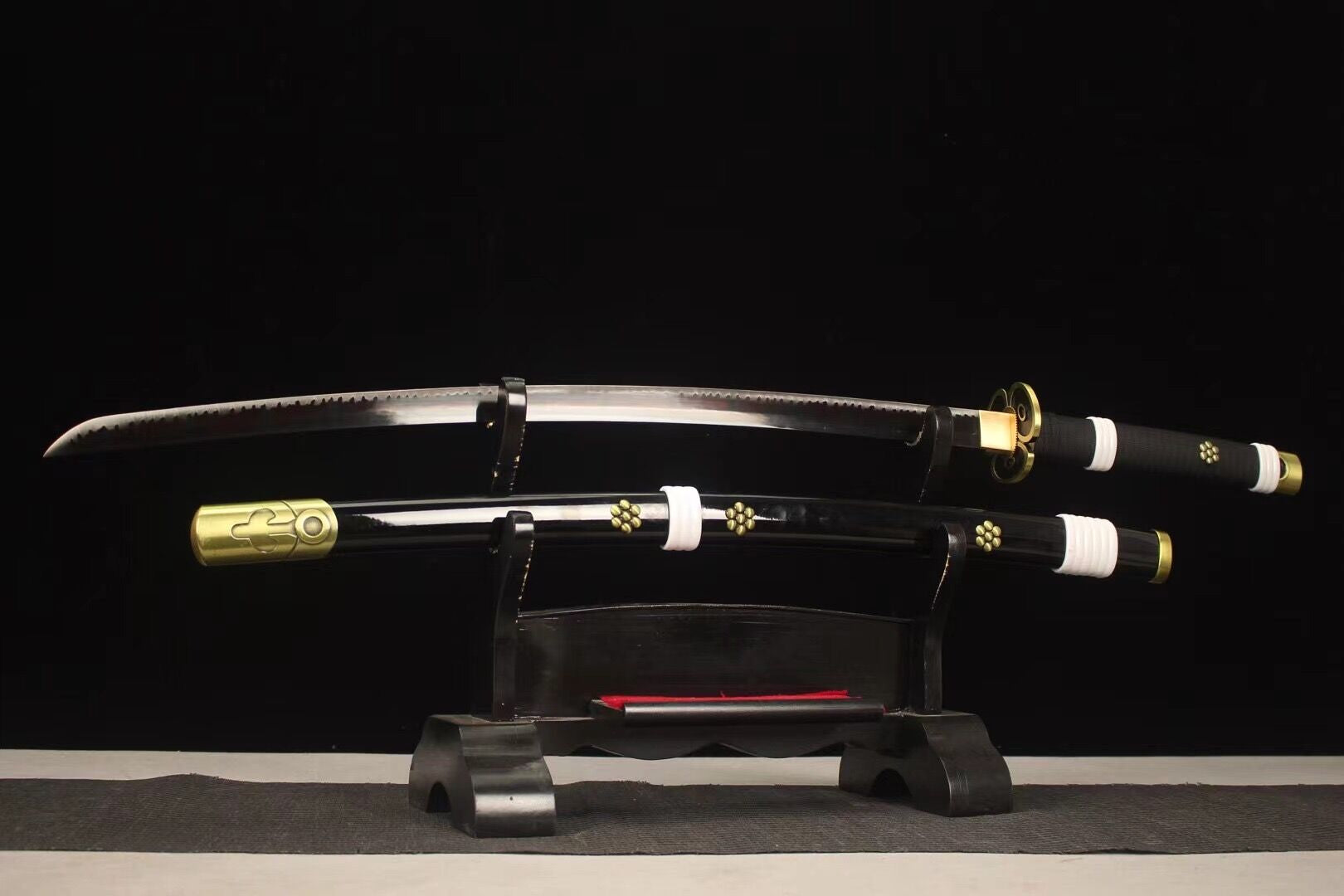 Black Yamato,Zoro’s katana,Anime sword,One piece,Japanese Samurai sword,High-carbon steel