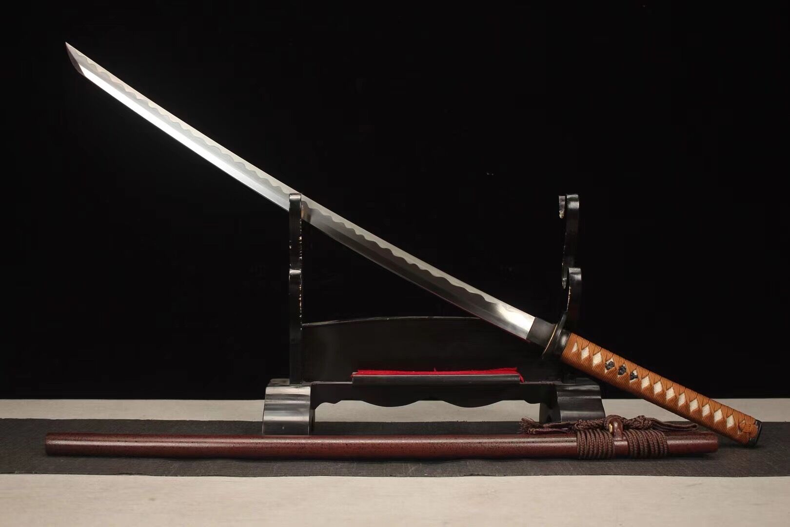 Rurouni Kenshin Reverse-Blade Katana, japanisches Samurai-Schwert, echtes handgefertigtes Katana, Hochmanganstahl, Ton gehärtet