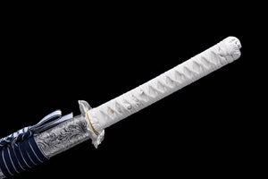 Akizuki Katana,Real Japanese Samurai Sword,Handmade Katana Sword,High Manganese Steel