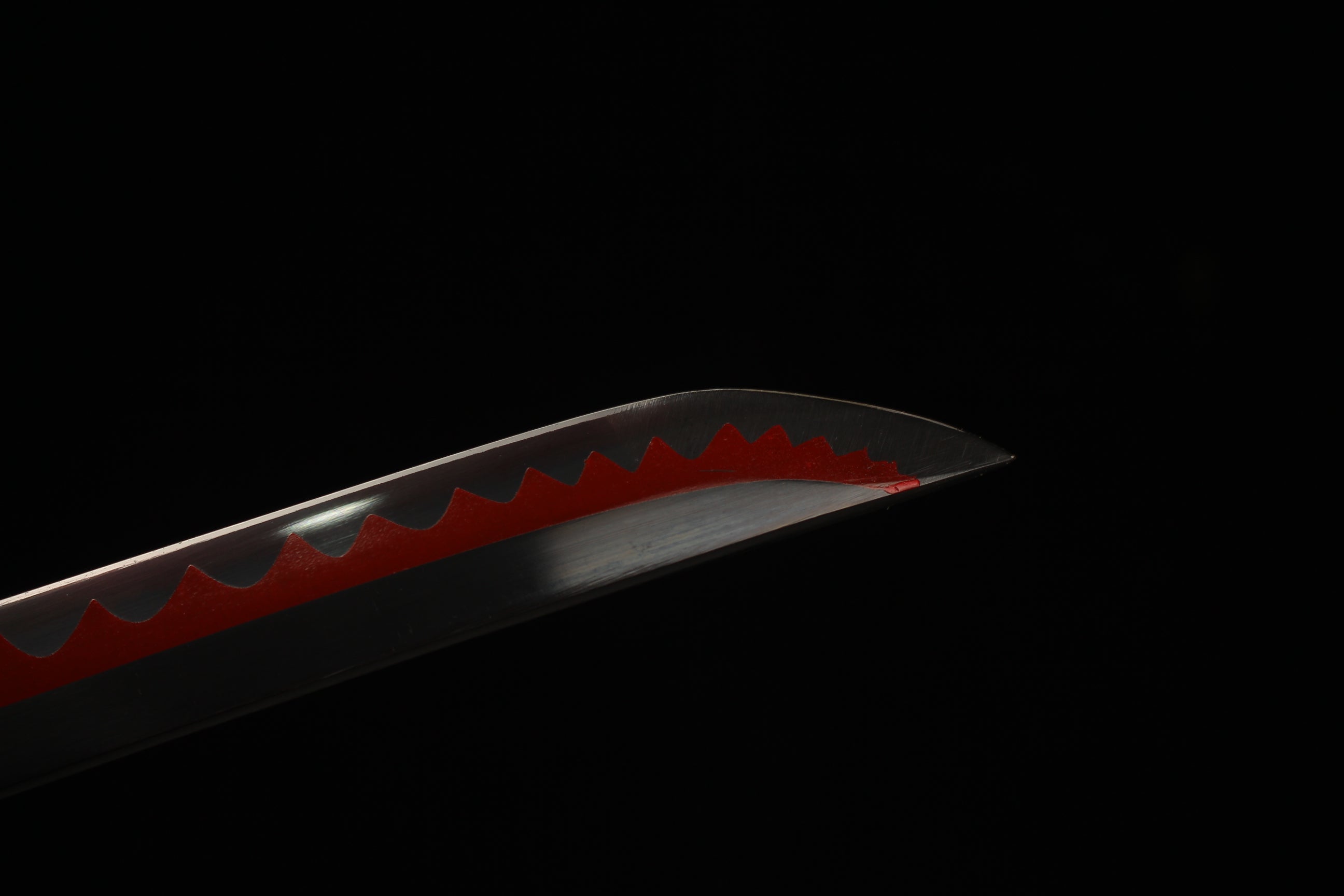 Schwarzes Schwert Shusui, Einteiler, Anime-Version Katana, japanisches Samurai-Schwert, Kohlenstoffstahl, Longquan-Schwert