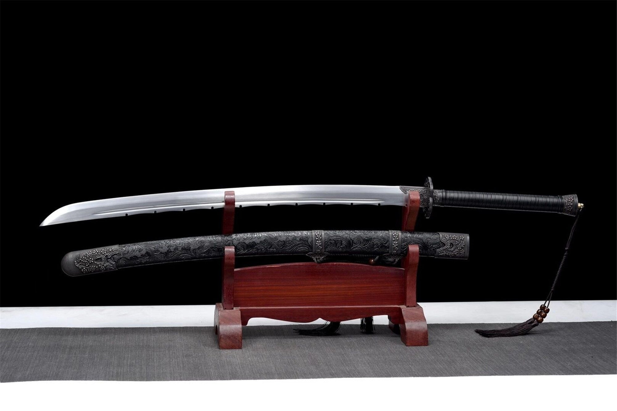 Bruderschaft der Klingen, Handwerk, Fegefeuer, echtes Schwert, handgefertigtes chinesisches Schwert, Hochmanganstahl, Longquan-Schwert