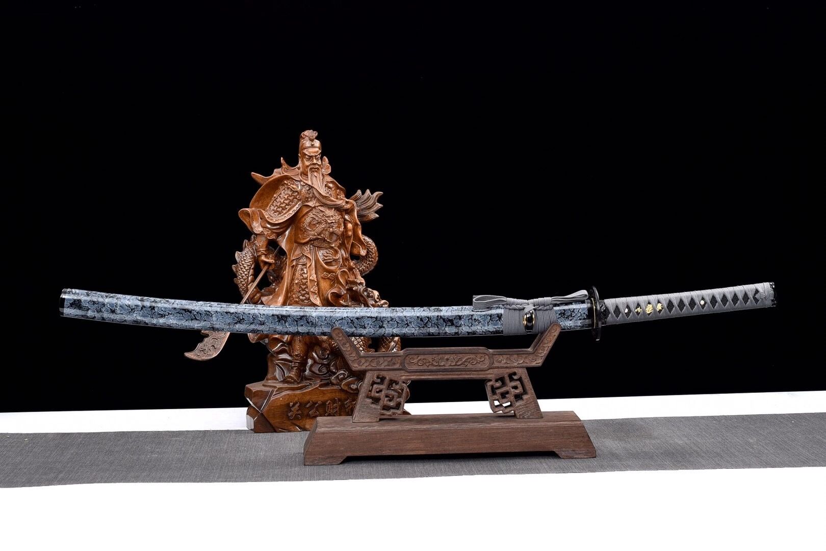 Cold Ice Katana,Japanese Samurai Sword,Real Handmade Katana,High-performance spring steel