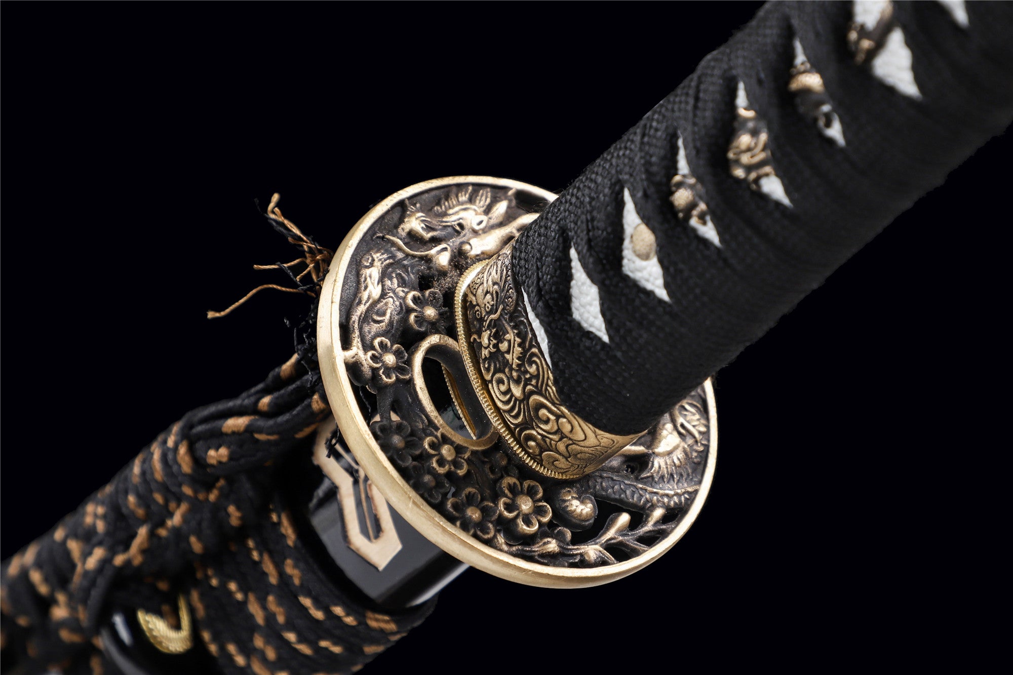 Demon Katana, Devil-Serie, japanisches Samurai-Schwert, echtes Katana, handgefertigtes Schwert, Hochleistungs-Musterstahl, Longquan-Schwert