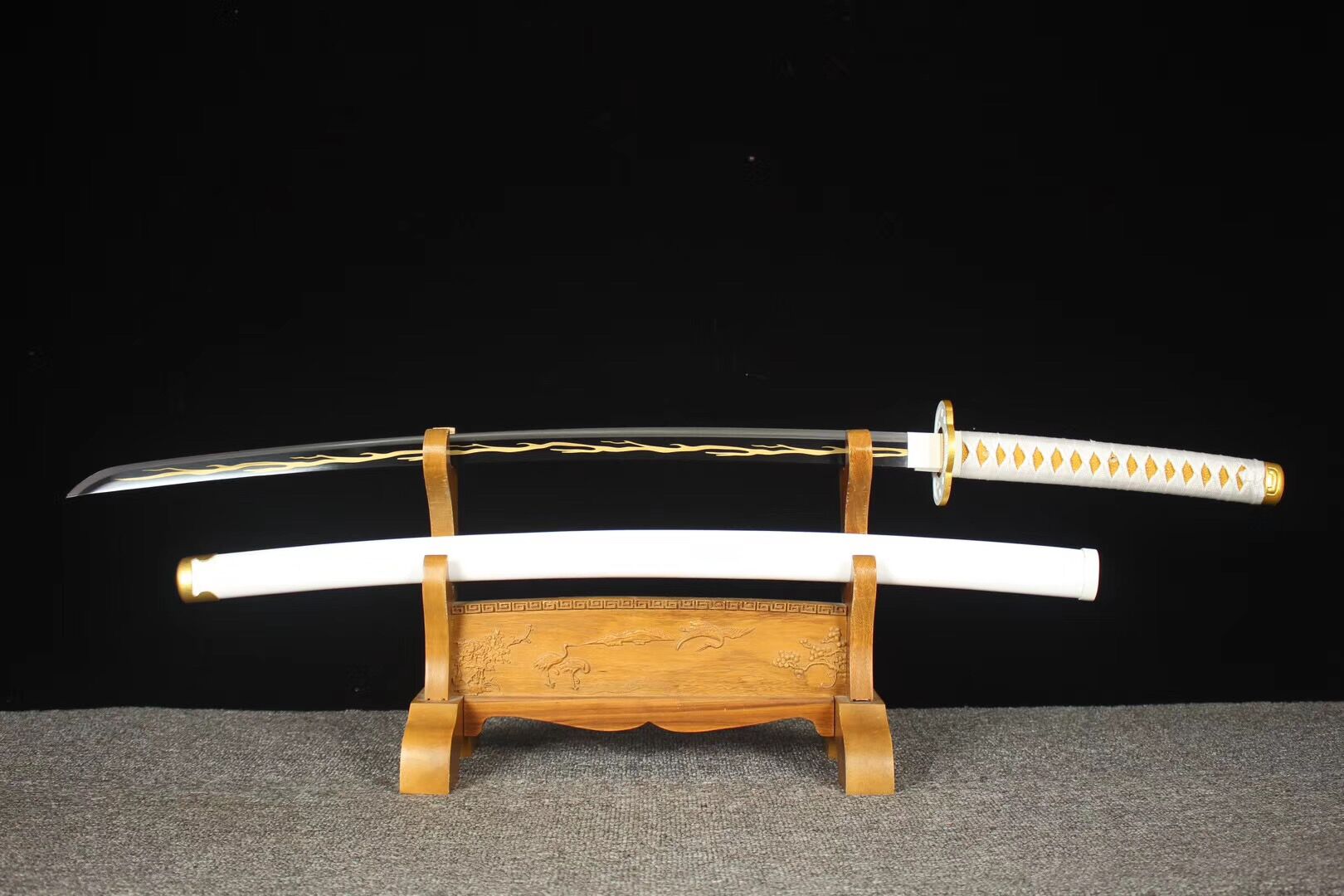Demon Slayer Samurai sword,Agatsuma Zenitsu,Katana,Devil kills,High ma –  swordculture