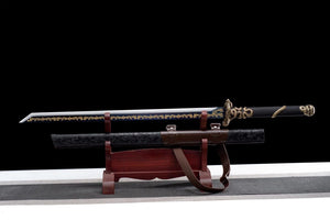 Demon Snake Slash,Handicrafts,Tang Horizontal Sword,Handmade Chinese Sword,High manganese steel,Longquan sword