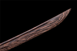 Dragon King Holz-Katana, japanisches Samurai-Schwert, handgefertigtes Holzschwert, Rosenholzklinge/Bambusklinge