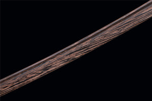 Dragon King Holz-Katana, japanisches Samurai-Schwert, handgefertigtes Holzschwert, Rosenholzklinge/Bambusklinge