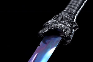 Dragon Tiger Sword,Dragon Tiger Fight,War Knife,Chinese Sword,High manganese steel,Longquan sword