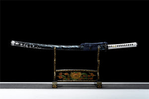 Geist von Tsushima, Katana und Tanto, japanisches Samurai-Schwert, echtes Katana, handgefertigtes Schwert, Hochmanganstahl