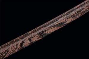 Hell Snake Wooden Katana,Japanese Samurai Sword,Handmade Wooden Sword,Rosewood blade