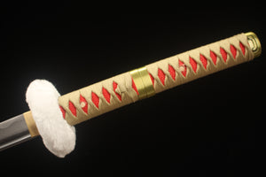 Handgemachtes Anime Katana Schwert One Piece Law Anime Cosplay Echtes Samurai Schwert High Manganese Steel Full Tang