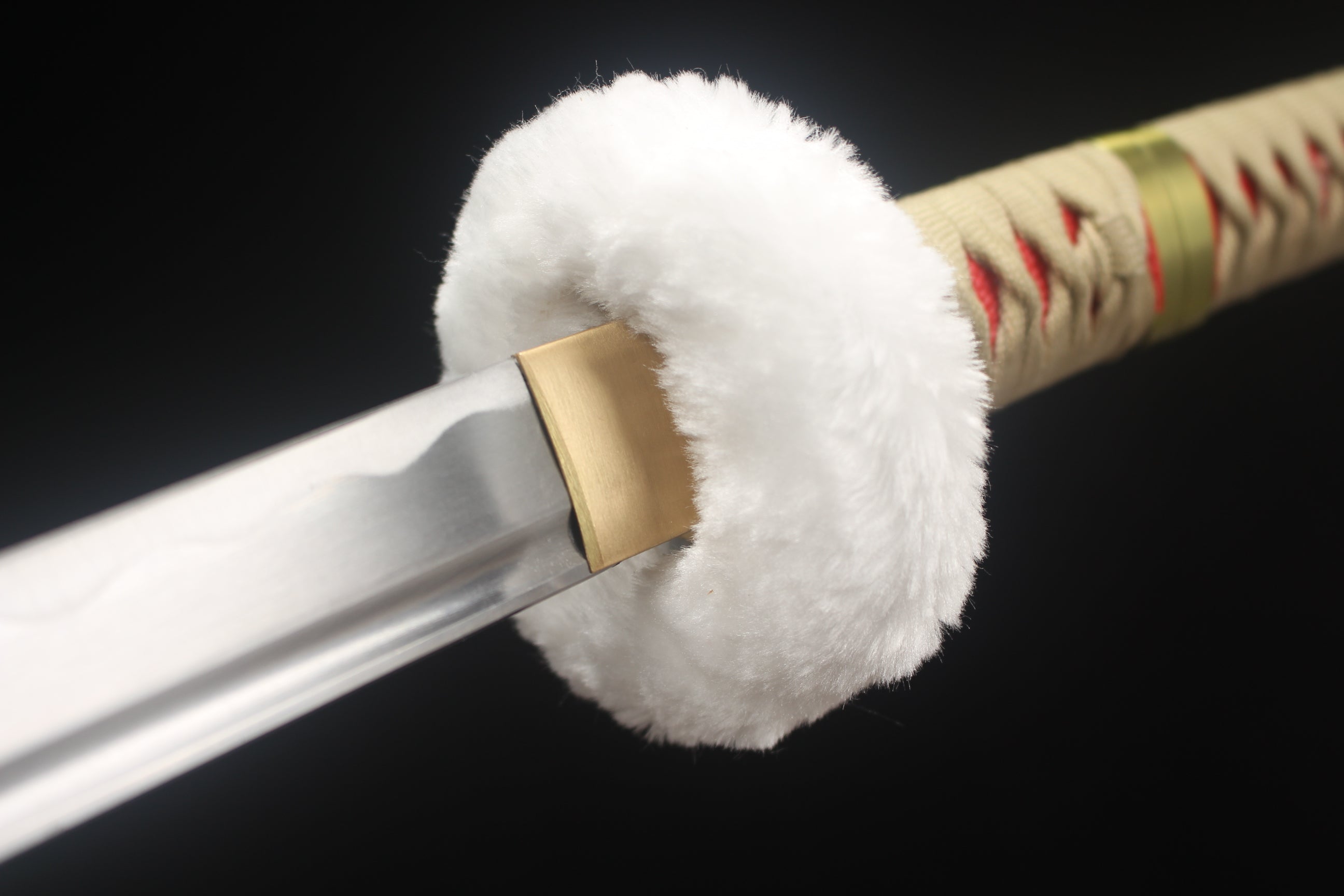 Handmade Anime Katana Sword One Piece Law Anime Cosplay Real Samurai Sword High Manganese Steel Full Tang