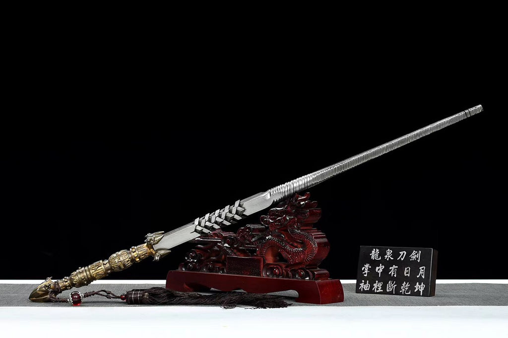 Mad Lion Dragon Scale Mace,Dragon scale mace,Folding pattern steel,Lon ...
