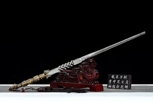 Mad Lion Dragon Scale Mace,Dragon scale mace,Folding pattern steel,Longquan sword