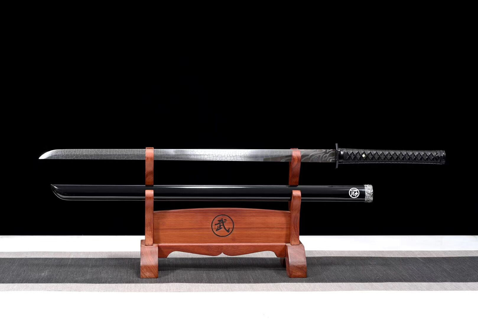 Magic Blade, Thousand Shard Demon Dolch, handgefertigtes chinesisches Schwert, Tang-Horizontal-Schwert, Hochleistungs-Federstahl, Longquan-Schwert