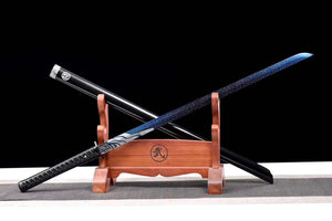 Magic Blade, Thousand Shard Demon Dolch, Baked Blue Series, Tang-Horizontal-Schwert, Real Tang-Schwert, handgefertigtes chinesisches Schwert, Longquan-Schwert