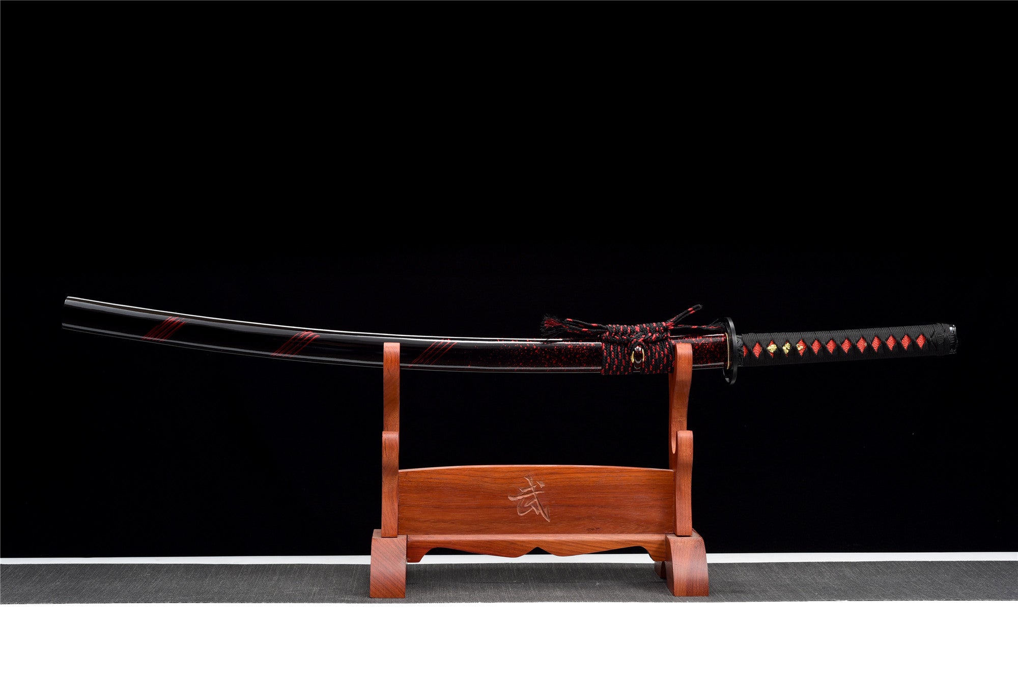 Mantra Seal Katana,Japanese Samurai Sword,Real Handmade Katana,High manganese steel