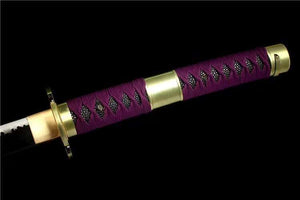Nidai Kitetsu,Monkey D. Luffy’s katana,One piece,Japanese Samurai sword,1060 High-carbon steel,Longquan sword