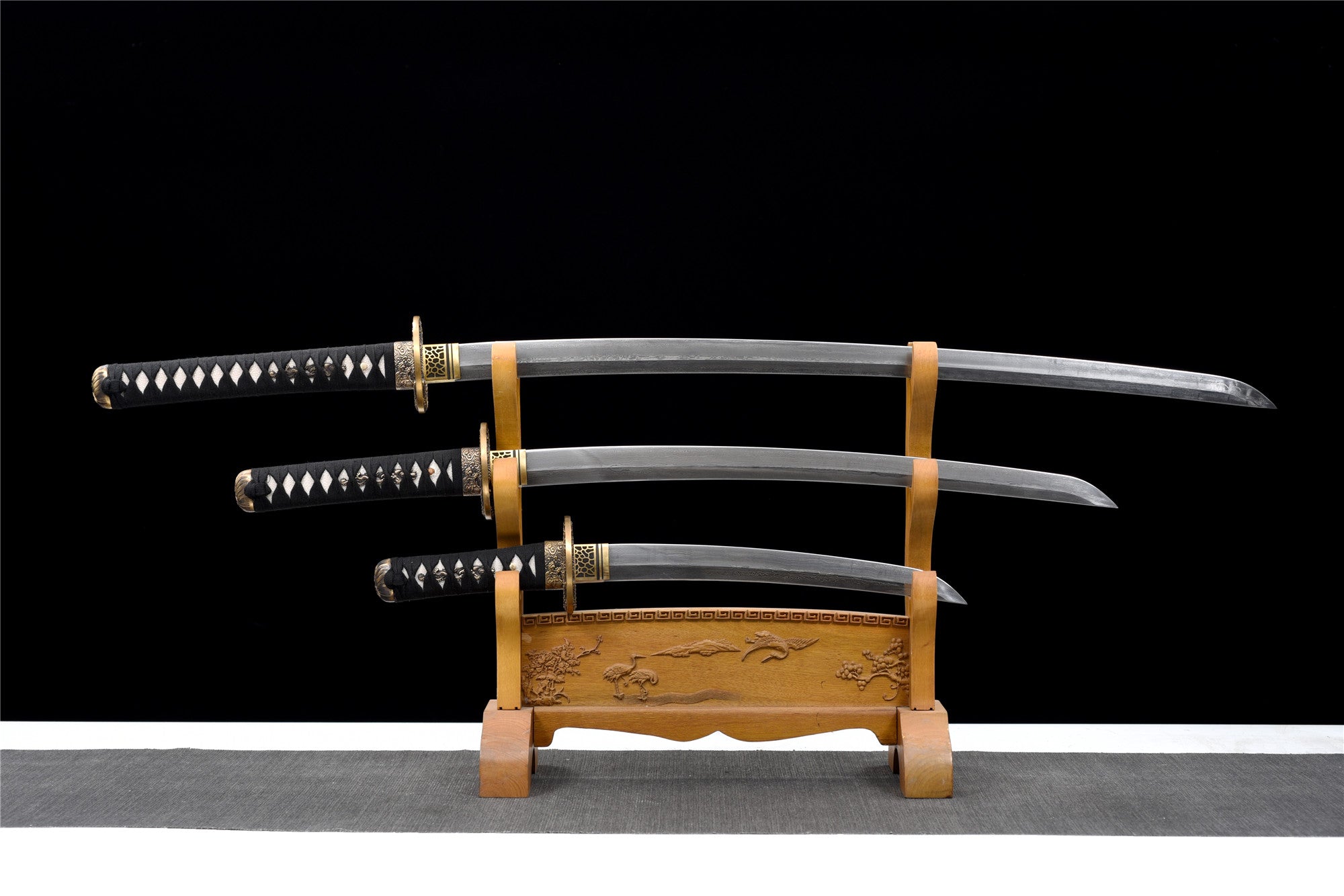 Stolzer Drache Katana, Wakizashi, Tanto, japanisches Samurai-Schwert, echtes Katana, handgefertigtes Schwert, Longquan-Schwert