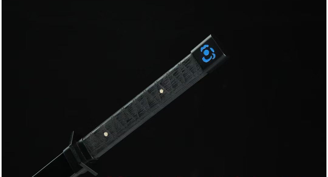 Magische Klinge, geröstete blaue Klinge, Tausendsplitter-Dämonendolch, handgefertigtes chinesisches Schwert, Tang-Horizontal-Schwert, Hochleistungs-Manganstahl, Longquan-Schwert