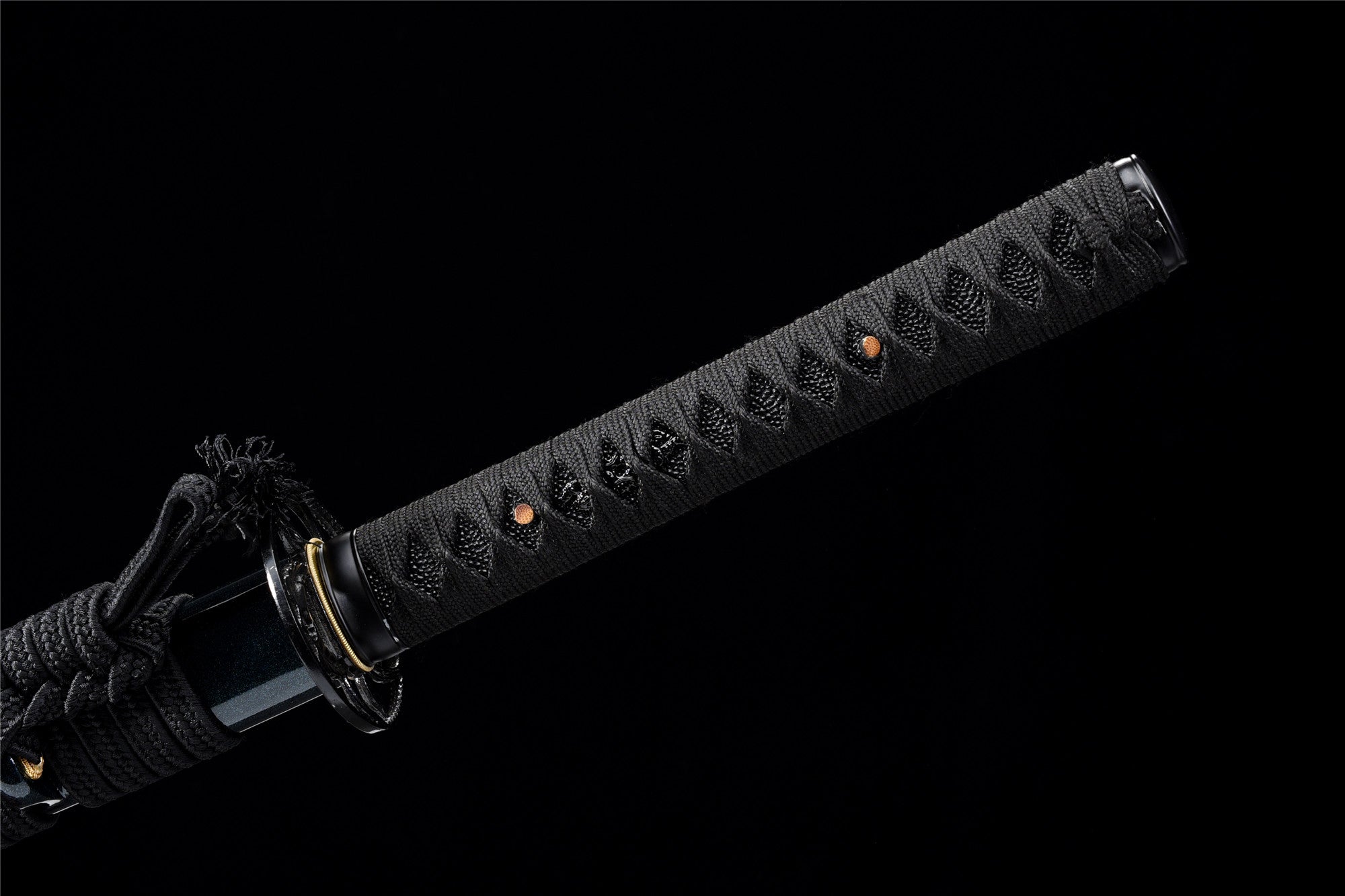 Blue Killer Katana,Japanese Samurai Sword,Real Katana,Handmade sword,clay tempered t-10 high carbon steel with hamon