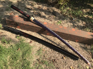 Weinendes Blut Katana, Blutschrei, japanisches Samurai-Schwert, echtes Katana, handgefertigtes Schwert, Longquan-Schwert